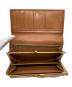 中古・古着 CELINE (セリーヌ) フラップロングウォレット ブラウン：7000円