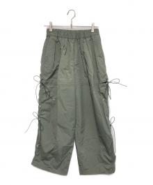 RHODOLIRION（ロドリリオン）の古着「ナイロンパラシュートパンツ」｜グリーン