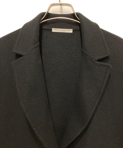 BEAUTY&YOUTH（ビューティーアンドユース）BEAUTY&YOUTH (ビューティーアンドユース) リバーテーラードミドルコート ブラック サイズ:Ｓの古着・服飾アイテム