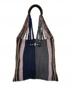 ）の古着「ハンモックバッグ」｜ピンク×ブラウン