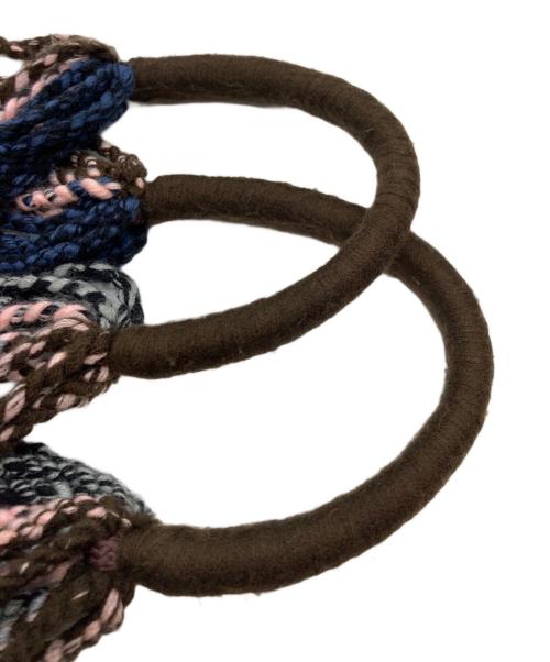 MARNI（マルニ）MARNI (マルニ) ハンモックバッグ ピンク×ブラウンの古着・服飾アイテム