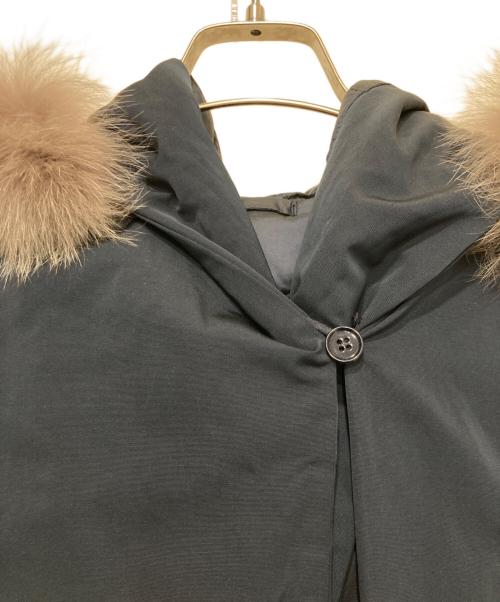 MaxMara（マックスマーラ）MaxMara (マックスマーラ) フーデッド オーバーサイズ リバーシブルダウンコート ネイビー サイズ:36の古着・服飾アイテム