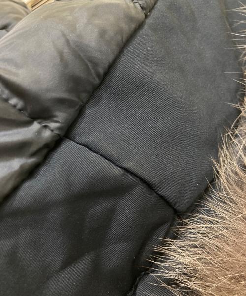 MaxMara（マックスマーラ）MaxMara (マックスマーラ) フーデッド オーバーサイズ リバーシブルダウンコート ネイビー サイズ:36の古着・服飾アイテム