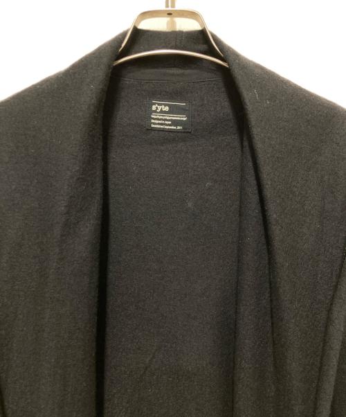 s'yte（サイト）s'yte (サイト) ウールトッパーコート ブラック サイズ:Ｍの古着・服飾アイテム