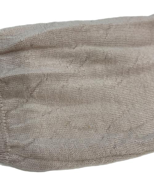 MARNI（マルニ）MARNI (マルニ) カシミヤ リブ切替 クルーネックニット ブラウン×ベージュ サイズ:38の古着・服飾アイテム