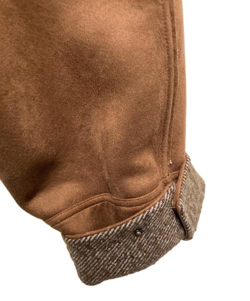 MURUA（ムルーア）MURUA (ムルーア) リバーシブルミドルコート ブラウン サイズ:FREEの古着・服飾アイテム