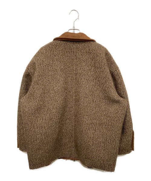 MURUA（ムルーア）MURUA (ムルーア) リバーシブルミドルコート ブラウン サイズ:FREEの古着・服飾アイテム