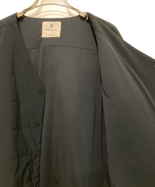 Snow peak（スノーピーク）snow peak (スノーピーク) フレキシブルインサレーションカーディガン ブラック サイズ:Lの古着・服飾アイテム