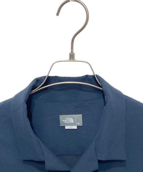 THE NORTH FACE（ザ ノース フェイス）THE NORTH FACE (ザ ノース フェイス) ショートスリーブシアサッカー ベントメッシュシャツ ネイビー サイズ:Mの古着・服飾アイテム