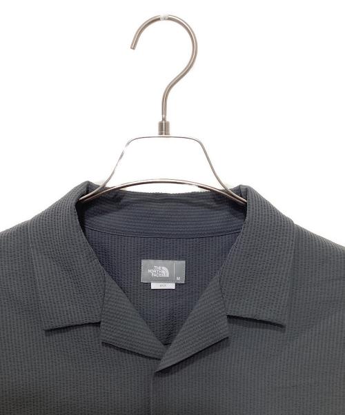 THE NORTH FACE（ザ ノース フェイス）THE NORTH FACE (ザ ノース フェイス) ショートスリーブシアサッカーベントメッシュシャツ グレー サイズ:Ⅿの古着・服飾アイテム