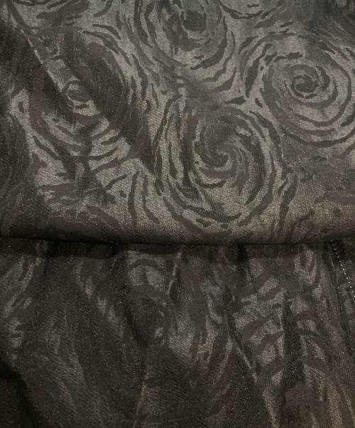 POPPY（ポピー）POPPY (ポピー) シルバーギャザーリボンスカート シルバー サイズ:Ｍの古着・服飾アイテム