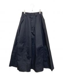 ELENDEEK×Dickies（エレンディーク×ディッキーズ）の古着「ボリュームフレアスカート」｜ブラック