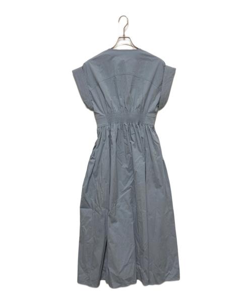 ELENDEEK（エレンディーク）ELENDEEK (エレンディーク) オープンカラーシャツワンピース ブルー サイズ:02の古着・服飾アイテム