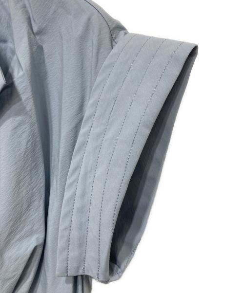 ELENDEEK（エレンディーク）ELENDEEK (エレンディーク) オープンカラーシャツワンピース ブルー サイズ:02の古着・服飾アイテム