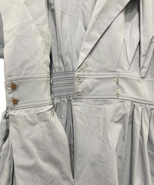 ELENDEEK（エレンディーク）ELENDEEK (エレンディーク) オープンカラーシャツワンピース ブルー サイズ:02の古着・服飾アイテム