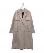 CHAOSカオス）の古着「ペリアダブルコート」｜ベージュ