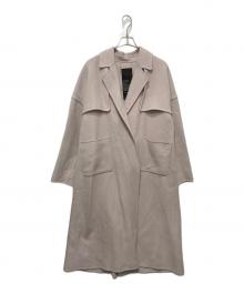 CHAOS（カオス）の古着「ペリアダブルコート」｜ベージュ