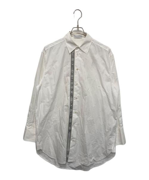 J.W.ANDERSON（ジェイダブリューアンダーソン）J.W.ANDERSON (ジェイダブリューアンダーソン) オーバサイズテープシャツ ホワイト サイズ:Ｓの古着・服飾アイテム