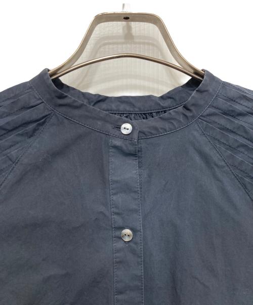 ETRE TOKYO（エトレトウキョウ）ETRE TOKYO (エトレトウキョウ) キャンディースリーブタックシャツ ネイビー サイズ:FREEの古着・服飾アイテム