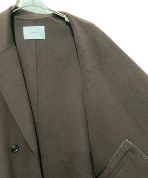 FRAMeWORK（フレームワーク）FRAMeWORK (フレームワーク) ハミルトンリバーテーラードコート ブラウン サイズ:38の古着・服飾アイテム