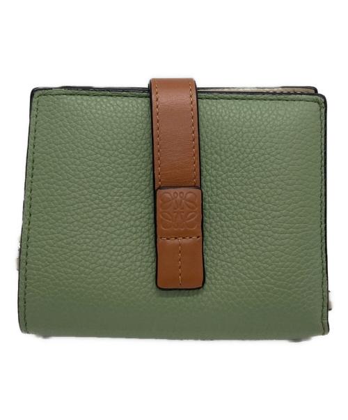 LOEWE（ロエベ）LOEWE (ロエベ) バーティカルウォレット グリーンの古着・服飾アイテム