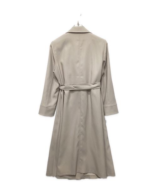 UNTITLED（アンタイトル）UNTITLED (アンタイトル) バックサテントレンチコート アイボリー サイズ:3の古着・服飾アイテム