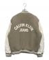Calvin Klein (カルバンクライン) バーシティ ボンバー ジャケット ベージュ サイズ:L：15000円