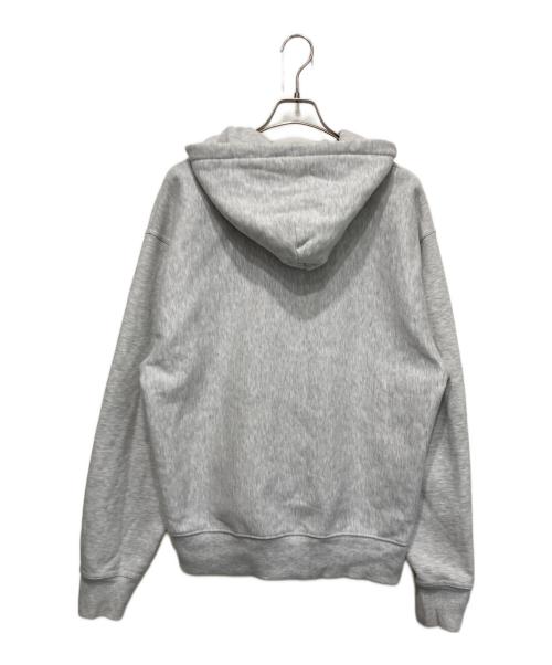 stussy（ステューシー）stussy (ステューシー) ブロックスポーツジップフード グレー サイズ:Lの古着・服飾アイテム