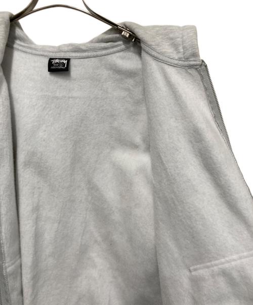 stussy（ステューシー）stussy (ステューシー) ブロックスポーツジップフード グレー サイズ:Lの古着・服飾アイテム