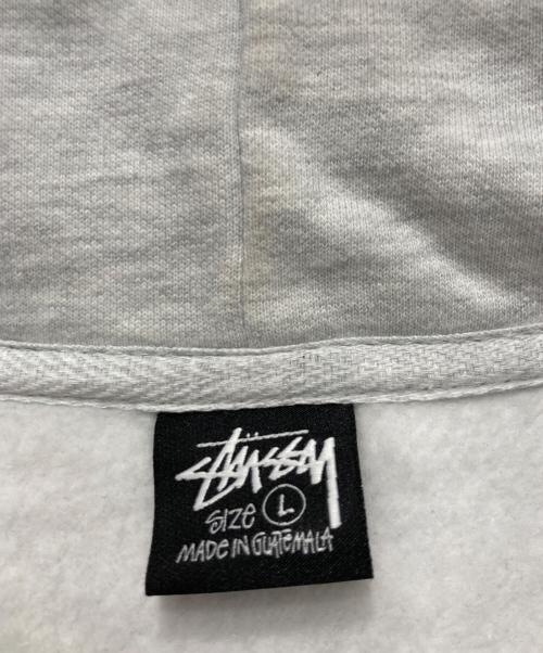 stussy（ステューシー）stussy (ステューシー) ブロックスポーツジップフード グレー サイズ:Lの古着・服飾アイテム