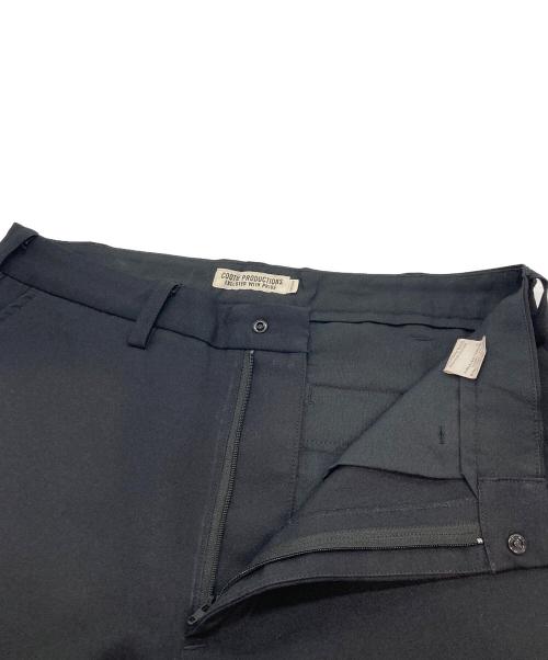 COOTIE PRODUCTIONS（クーティープロダクションズ）COOTIE PRODUCTIONS (クーティープロダクツ) ツイルピンタックトラウザーパンツ ブラック サイズ:Ｍの古着・服飾アイテム