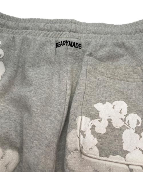 READYMADE（レディメイド）READYMADE (レディメイド) Denim Tears (デニムティアーズ) フラワープリントスウェットパンツ グレー サイズ:Lの古着・服飾アイテム