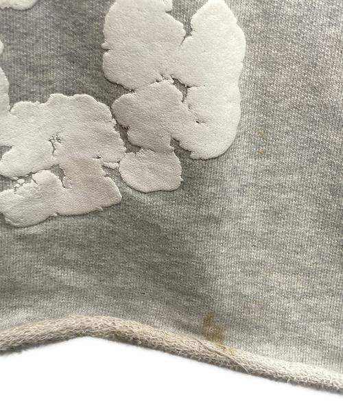 READYMADE（レディメイド）READYMADE (レディメイド) Denim Tears (デニムティアーズ) フラワープリントスウェットパンツ グレー サイズ:Lの古着・服飾アイテム