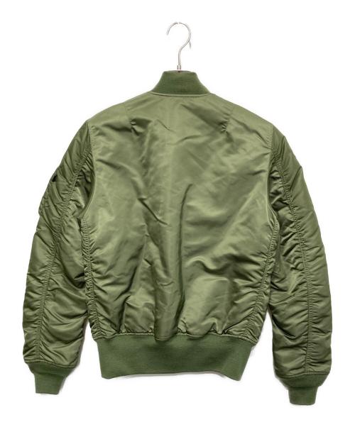 ALPHA（アルファ）ALPHA (アルファ) MA-1ジャケット オリーブ サイズ:Ｍの古着・服飾アイテム