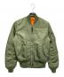 ALPHA（アルファ）の古着「MA-1ジャケット」｜オリーブ