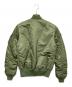 ALPHA (アルファ) MA-1ジャケット オリーブ サイズ:Ｍ：10000円
