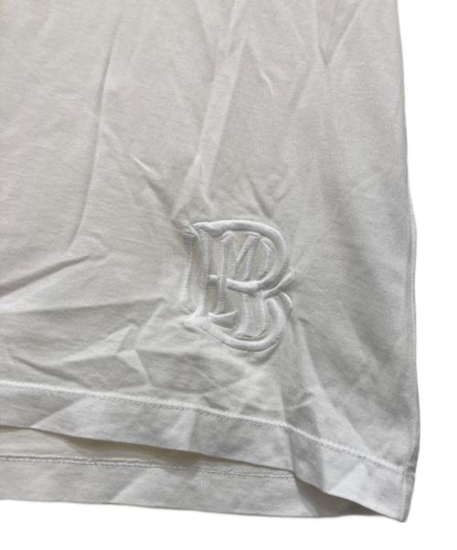 BLAMINK（ブラミンク）BLAMINK (ブラミンク) コットンクルーネック刺繍ノースリーブTシャツ ホワイト サイズ:1の古着・服飾アイテム