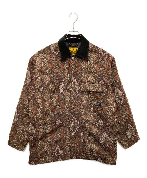 FAT（エフエーティー）FAT (エフエーティー) ゴブランジャガードワークカバーオール ブラウン サイズ:SKINNYの古着・服飾アイテム
