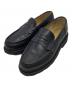 PARABOOT（パラブーツ）の古着「コインローファー」｜ブラック