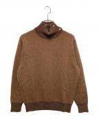 TOMORROW LAND tricotトゥモローランド トリコ）の古着「カシミヤモックネックニット」｜ブラウン
