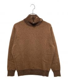 TOMORROW LAND tricot（トゥモローランド トリコ）の古着「カシミヤモックネックニット」｜ブラウン
