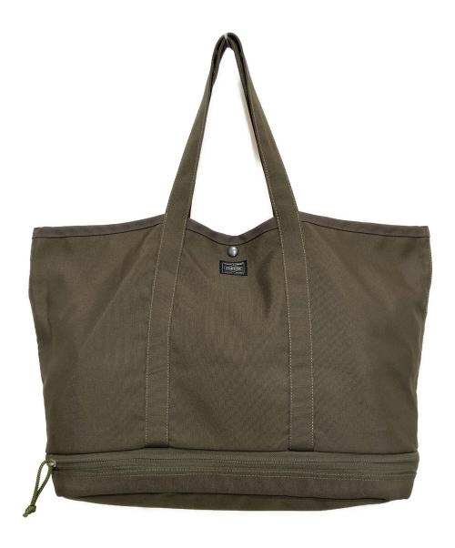 PORTER（ポーター）PORTER (ポーター) キャンバストートバッグ グリーンの古着・服飾アイテム