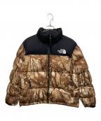THE NORTH FACEザ ノース フェイス）の古着「ノベルティ ヌプシジャケット」｜ブラウン