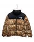 THE NORTH FACE（ザ ノース フェイス）の古着「ノベルティ ヌプシジャケット」｜ブラウン