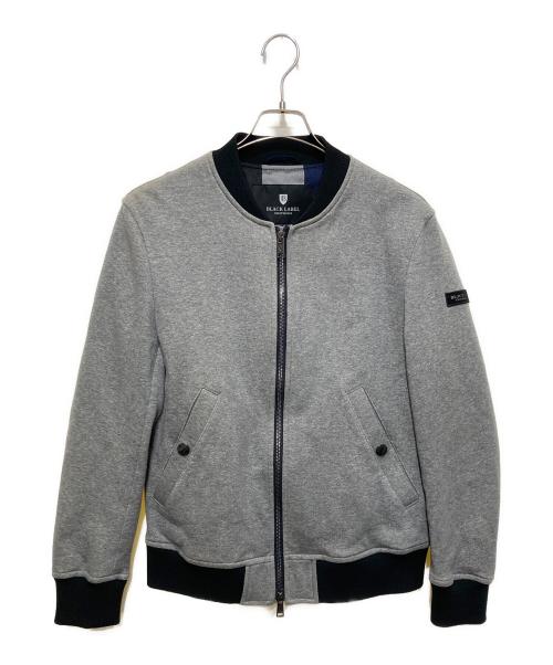 BLACK LABEL CRESTBRIDGE（ブラックレーベル クレストブリッジ）BLACK LABEL CRESTBRIDGE (ブラックレーベル クレストブリッジ) 裏地チェックブルゾン グレー サイズ:Mの古着・服飾アイテム