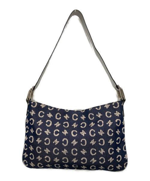 CELINE（セリーヌ）CELINE (セリーヌ) Cマカダム柄ワンショルダーバッグ インディゴの古着・服飾アイテム