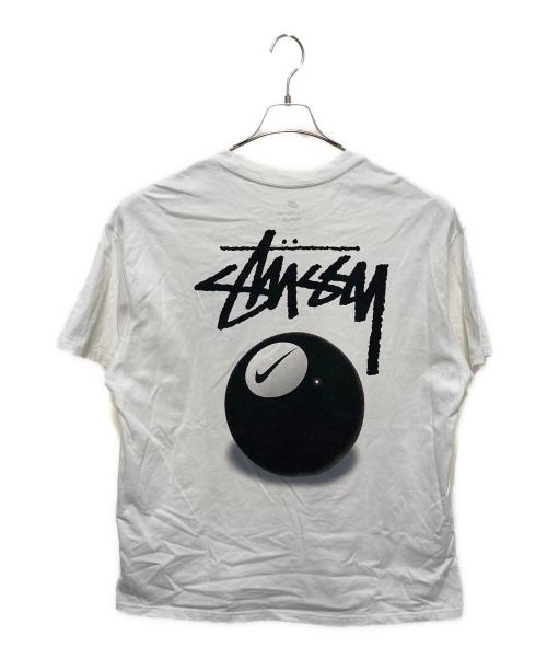 NIKE（ナイキ）NIKE (ナイキ) stussy (ステューシー) 8BALL TEE ホワイト サイズ:XLの古着・服飾アイテム