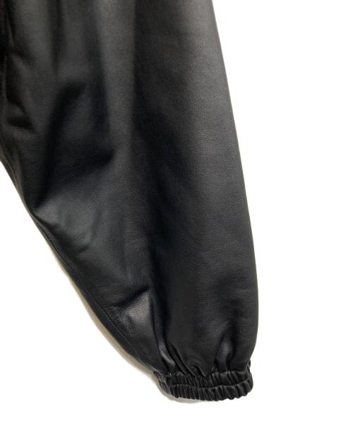 stein（シュタイン）stein (シュタイン) レザーウィンドブレーカージャケット ブラック サイズ:Ｍの古着・服飾アイテム