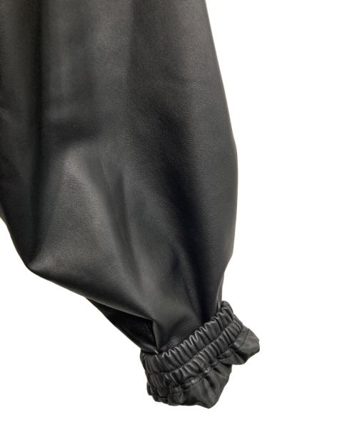 stein（シュタイン）stein (シュタイン) レザーウィンドブレーカージャケット ブラック サイズ:Ｍの古着・服飾アイテム