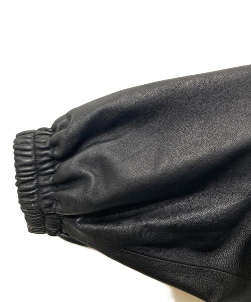 stein（シュタイン）stein (シュタイン) レザーウィンドブレーカージャケット ブラック サイズ:Ｍの古着・服飾アイテム